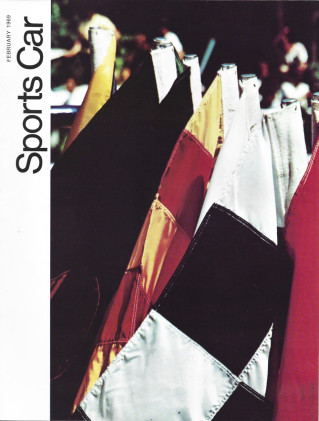 SPORTS CAR 1969 FEB - GYMKHANA TRAIL, NOMEX, '68 RALLY FINALS, A WATTS HILL JR